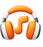 Ikona słuchawek i muzyki