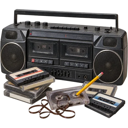 Fotorealistyczny radiomagnetofon